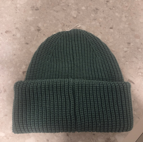 Coach Ribbed Knit Beanie Hat – Hunter Green - Picture 4 of 5